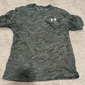 Under Armour Men's Digital Camo Tee - Dark Green